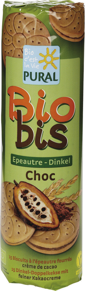 Pural Biobis spelt chocolade zonder palmolie (petit prince) bio 320g - 4107